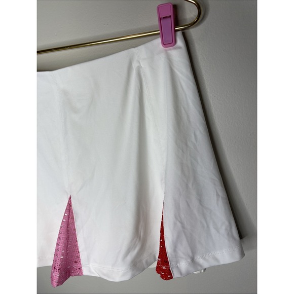 New Tuckernuck Sport Radical Rainbow 14 in Carly Tennis Skirt Skort Sz Large L - Picture 4 of 10
